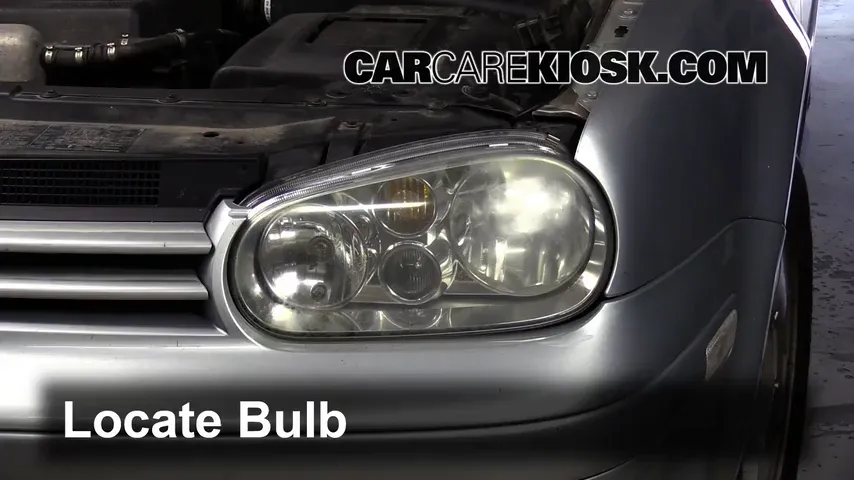 2001 Volkswagen Golf GTI GLS 1.8L 4 Cyl. Turbo Luces Faro delantero (reemplazar foco)